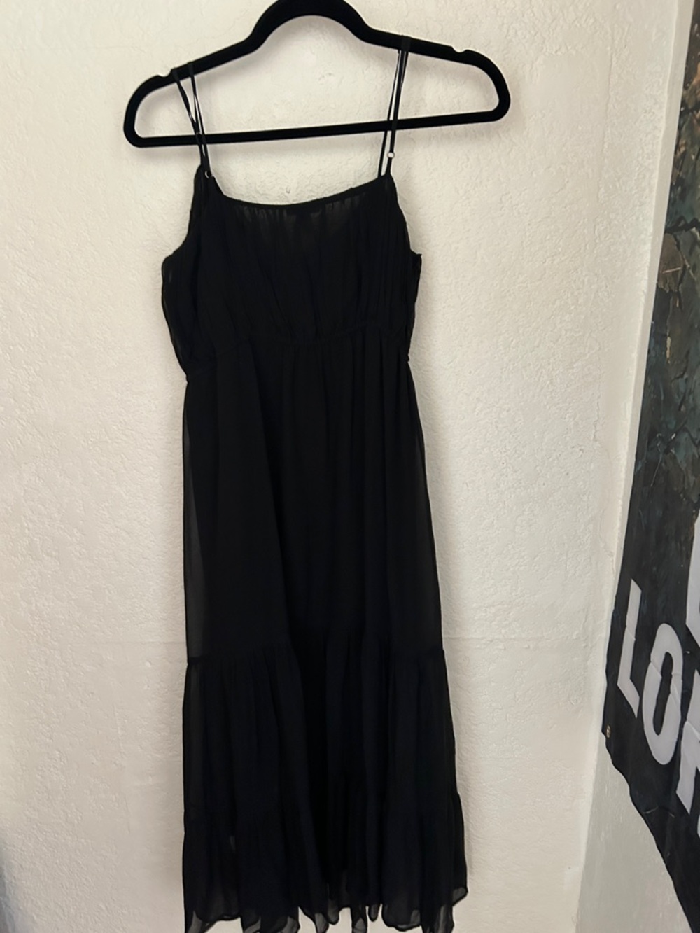 Joie Black Sleeveless Maxi with Spaghetti Straps - Picture 3 of 3